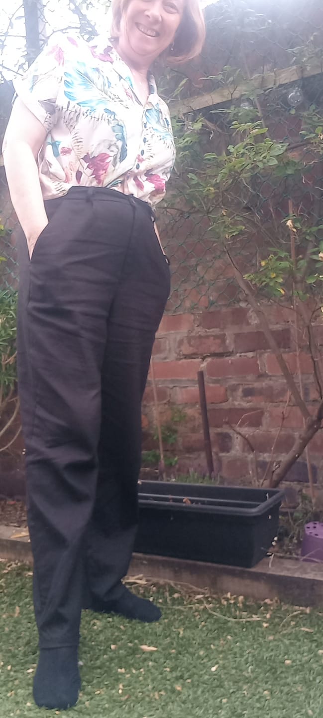 Customer photo review of Viscose Linen Woven Stretch Fabric