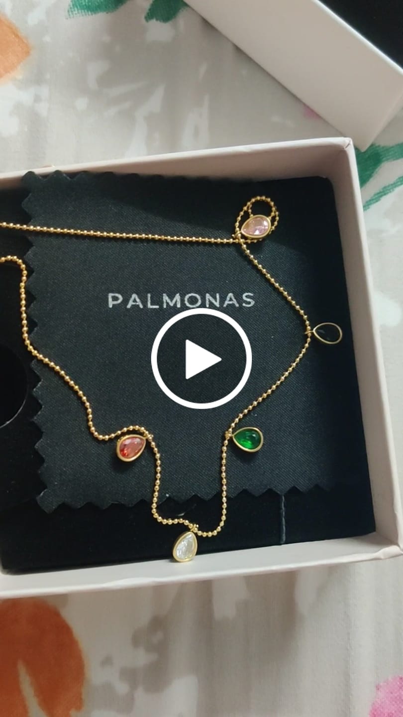 Customer video review of Colourful Stones Necklace