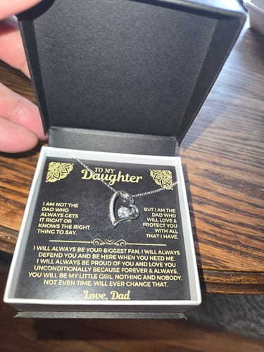 Customer photo review of To My Daughter - Love Dad - Beautiful Gift Set - SS559
