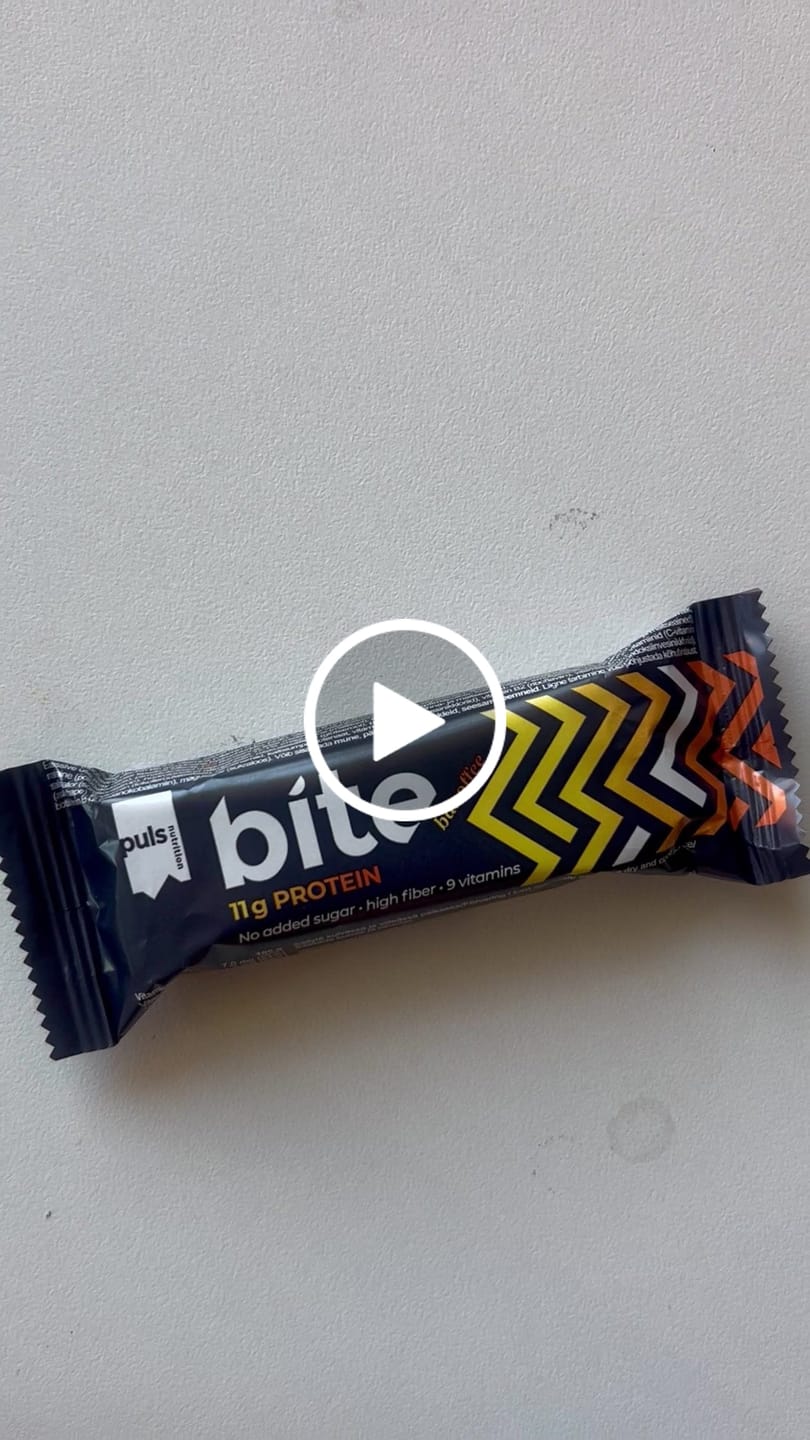 Customer video review of PULS BITE Proteīna batoniņš (35 g)