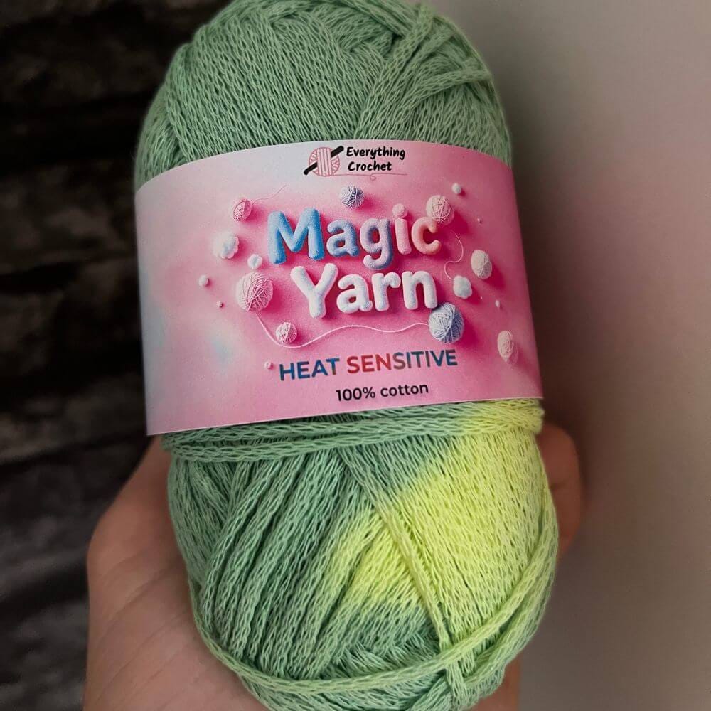 Customer photo review of Magic Yarn - 100% Cotton Color Changing Yarn
