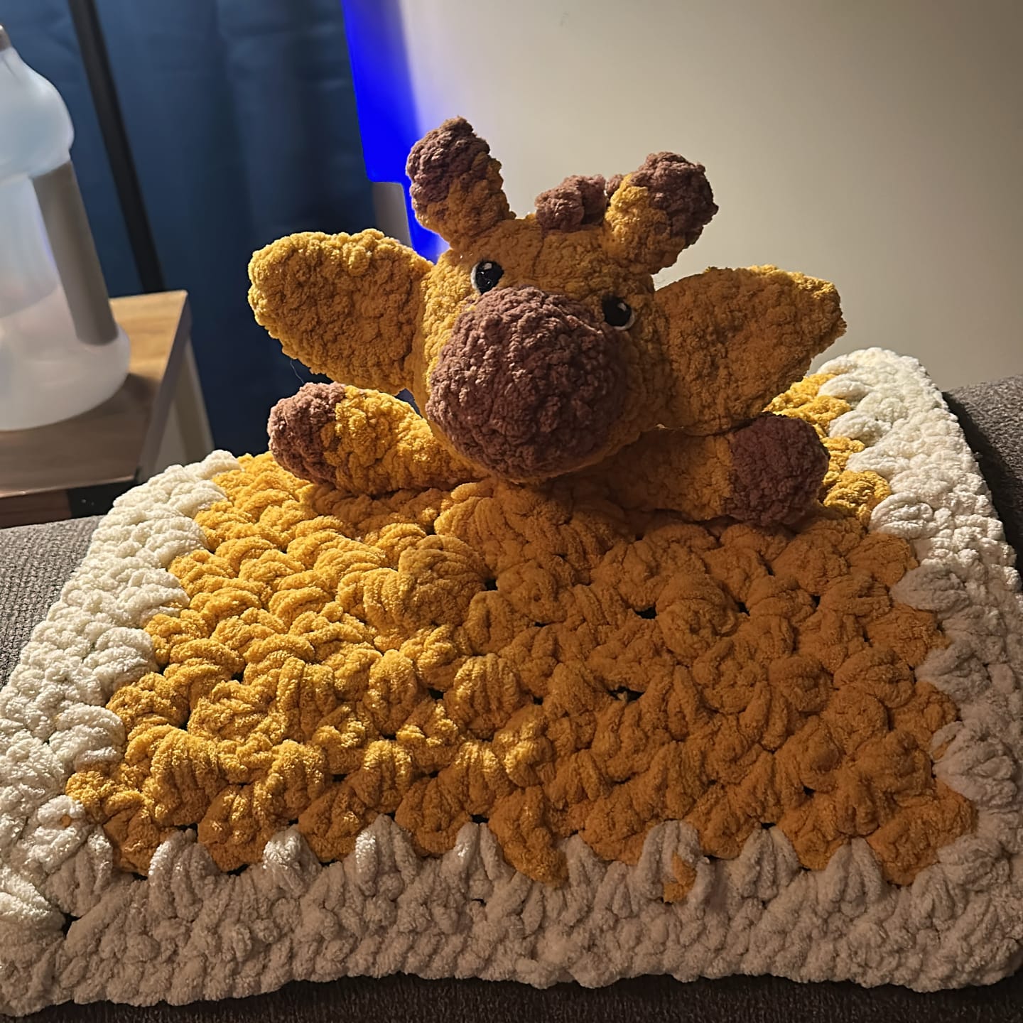 Customer photo review of Giraffe Lovey Crochet Pattern PDF Download