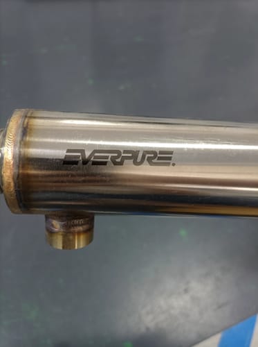 Customer photo review of Cloudray MP-60 LiteMarker Pro 60W Fiber Laser Marking Engraver with 7.9” X 7.9” Scan Area & D80 Rotary