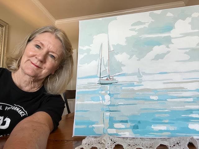 Customer photo review of Boat in Blue