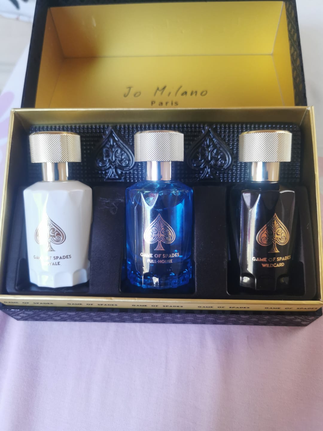 Customer photo review of Set 3Pzs Game Of Spades Collection 30ml