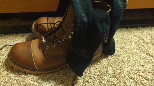 Customer photo review of Men's Alpaca Socks