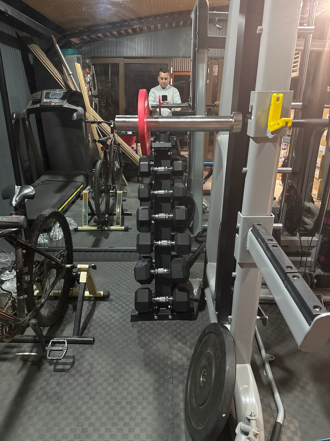 Customer photo review of Pack IRONSIDE Mancuernas Hexagonales (KG) + Rack de Almacenamiento