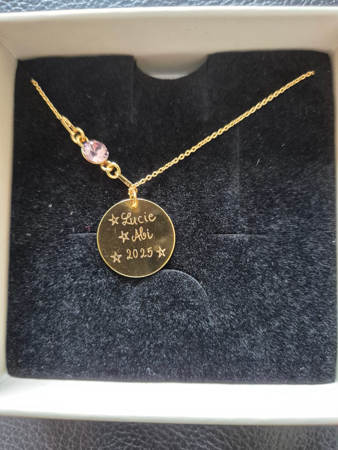 Customer photo review of Gravur Rückseite
