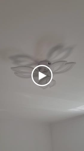 Customer video review of Lustra LED Mini ANEMONE Echivalent 300W Telecomanda