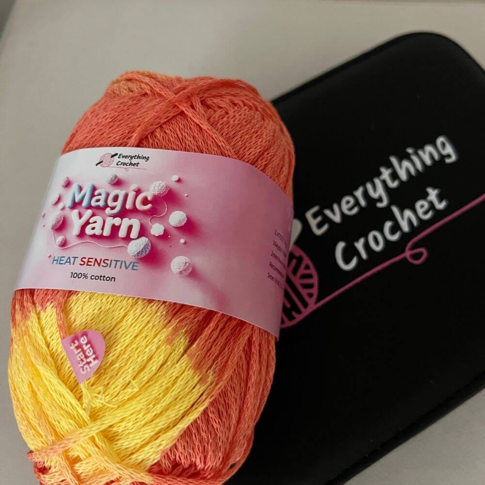 Customer photo review of Magic Yarn - 100% Cotton Color Changing Yarn