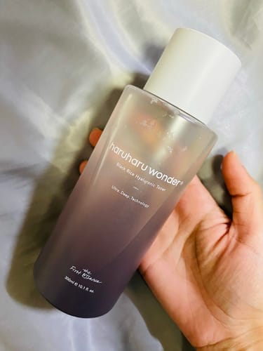 Customer photo review of BLACK RICE hyaluronic toner