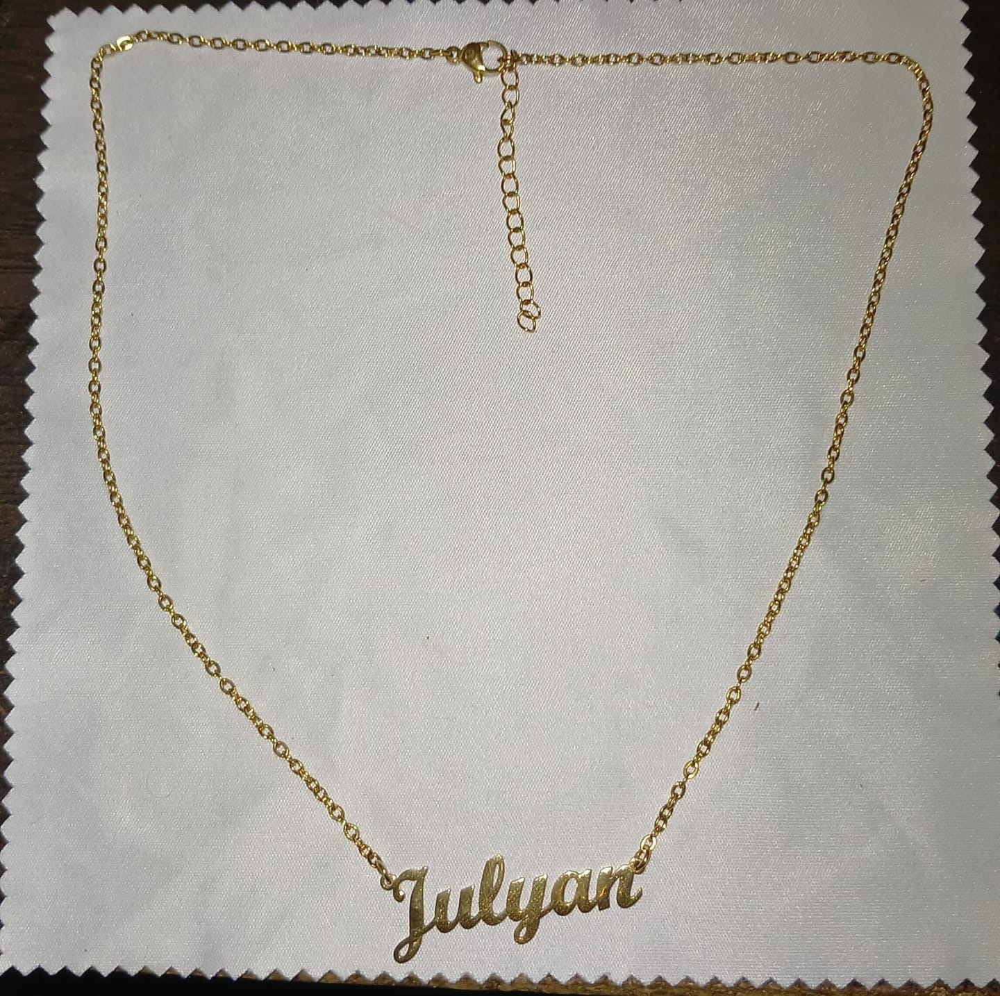 Customer photo review of Collier Personnalisable - MyLittleNecklace