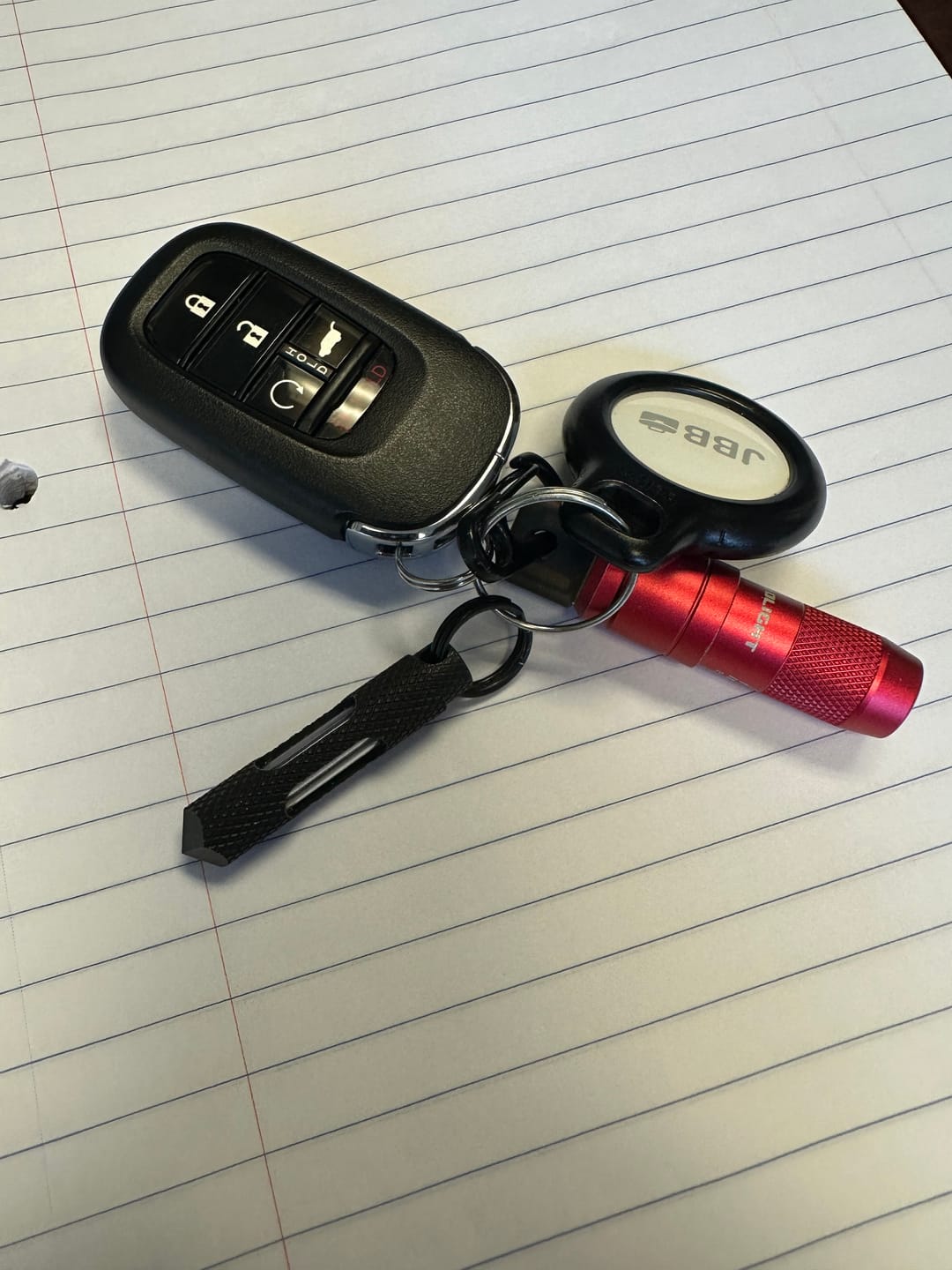 Customer photo review of The Knurled Edition Glow Fob