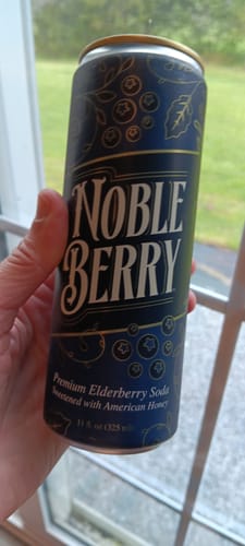 Customer photo review of Nobleberry Elderberry Premium Soda (Wholesale)