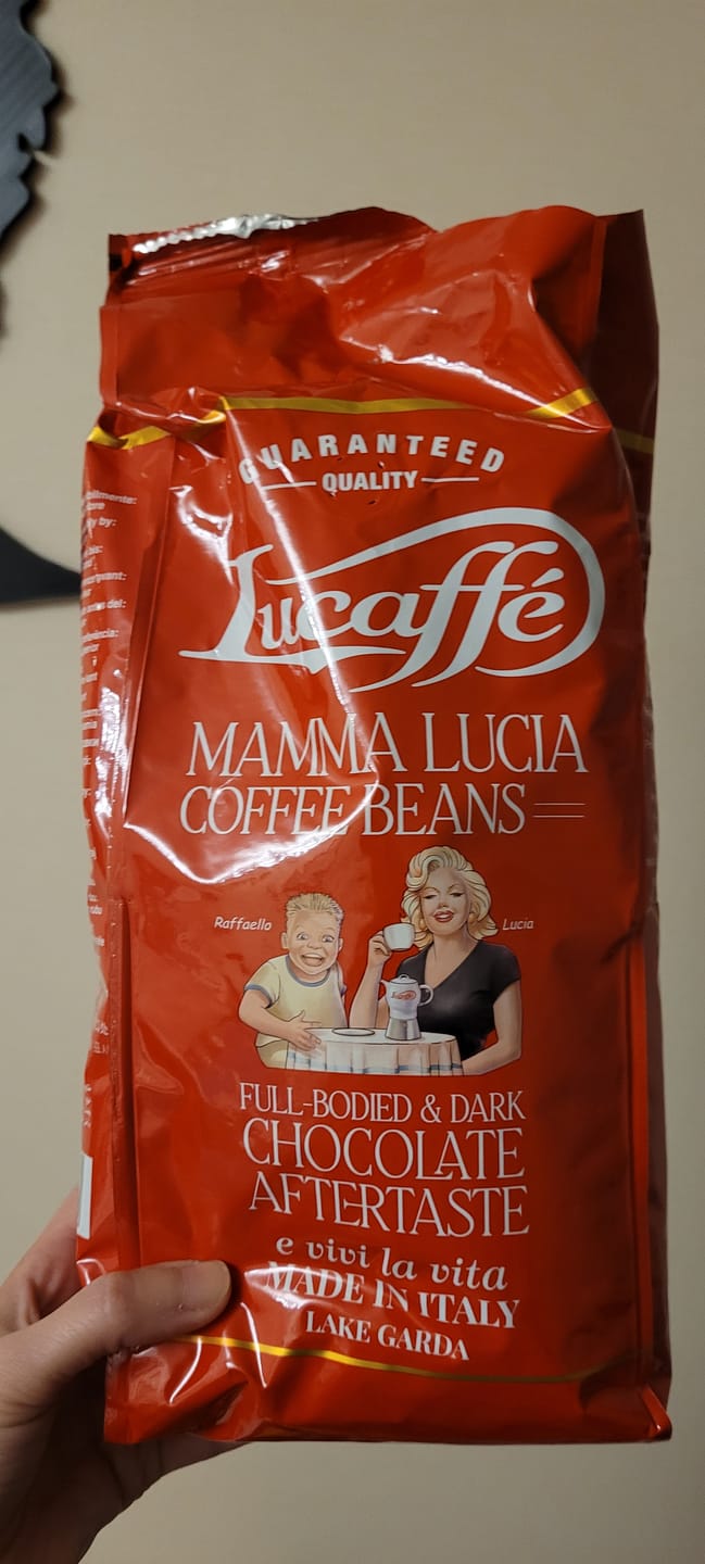 Customer photo review of Lucaffe Mamma Lucia 1 kg Grano Entero