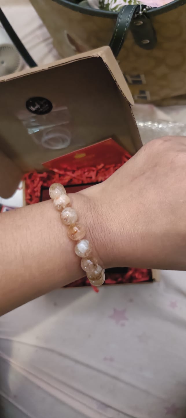 Customer photo review of Citrine Feng Shui Charm for Abundance - Success - Dispels Negativity