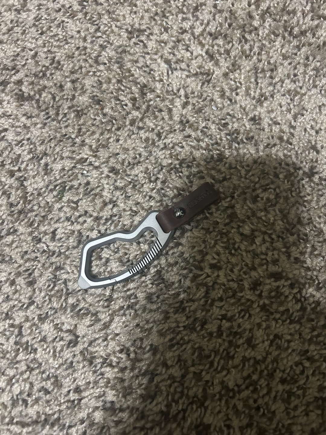 Customer photo review of 80Eighty®  Titanium Carabiner Keychain