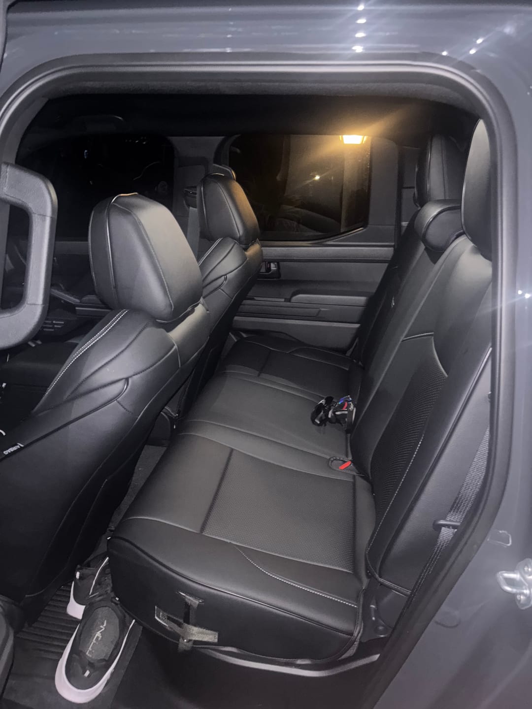 Customer photo review of 2024+ Toyota Tacoma Custom Leather Seat Covers