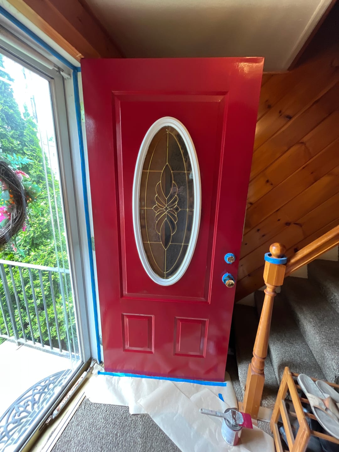 Customer photo review of Small Oval 16" x 39" Frame Kit