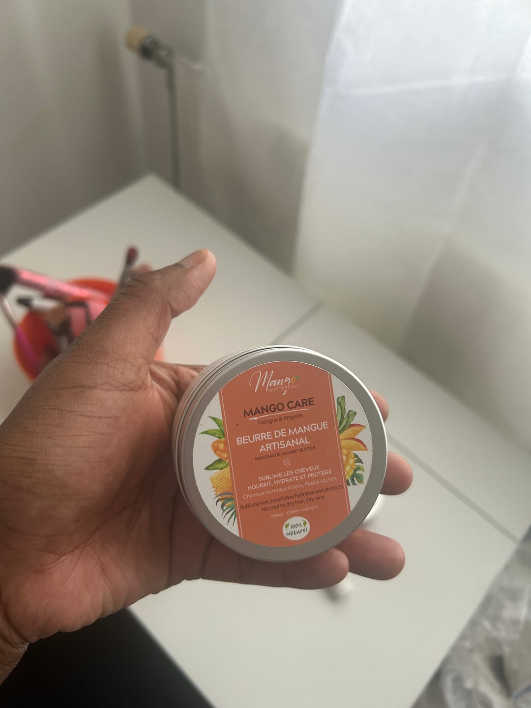 Customer photo review of Beurre de mangue artisanal CARE