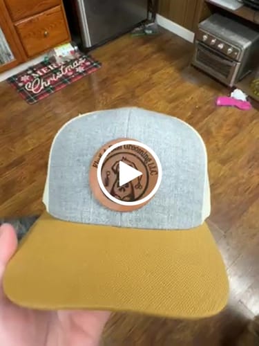 Customer video review of Custom Wool Blend Flatbill Trucker Hat - Richardson 511