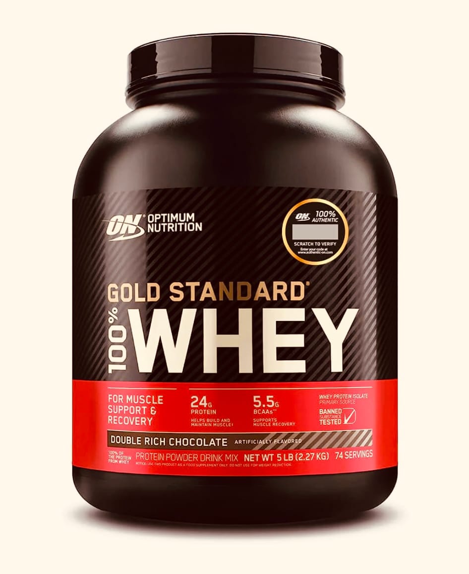 Customer photo review of Optimum Nutrition Gold Standard 100% Whey Proteina 5 Lb