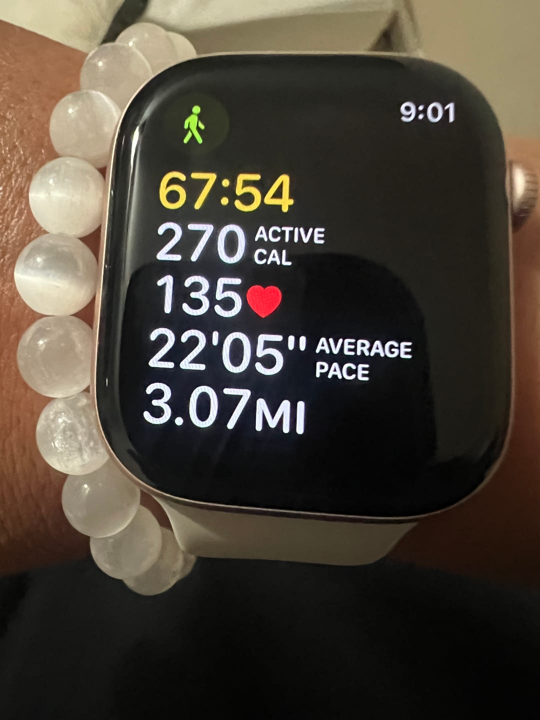 Customer photo review of Selenite Bracelet