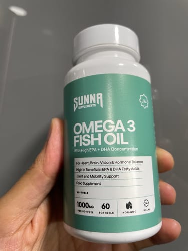 Customer photo review of Halal Omega 3 Fish Oil