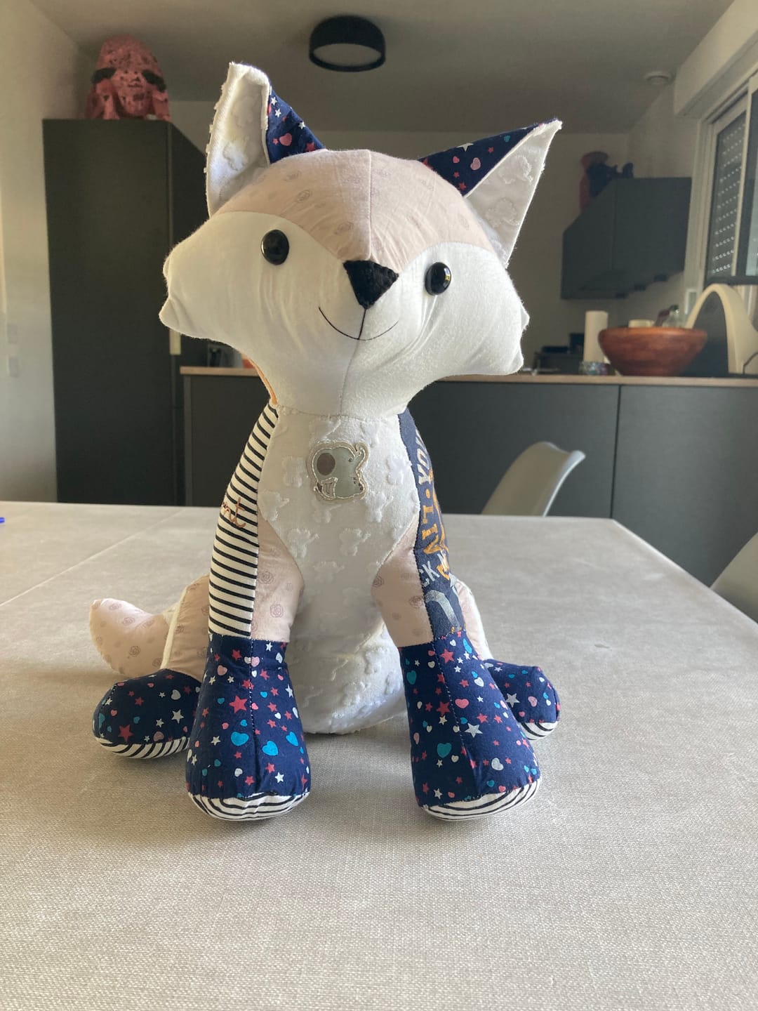 Customer photo review of Renard en peluche souvenir