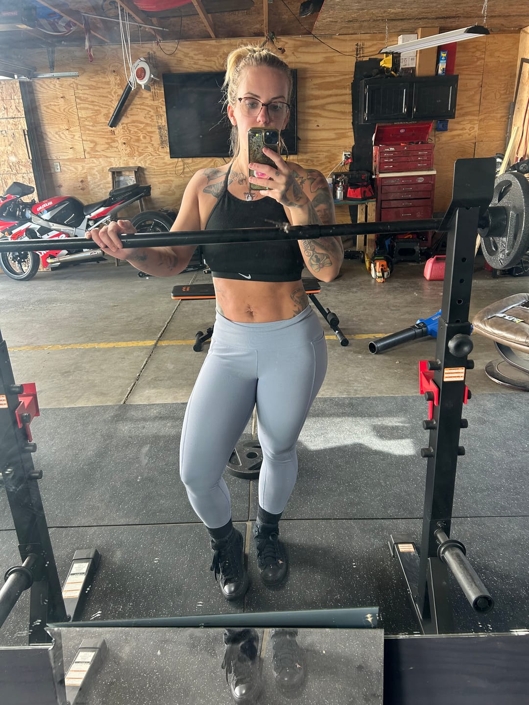 Customer photo review of Standard "Big" Booty & Legs Workout Program - Gym