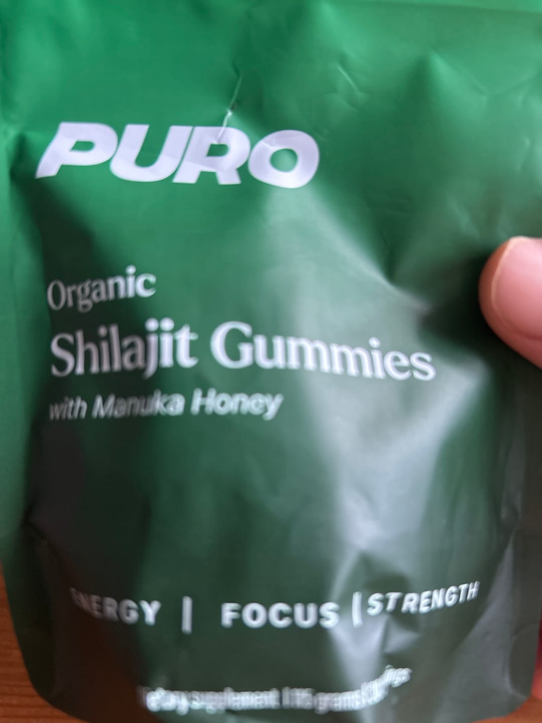 Customer photo review of Organic Shilajit Daily Gummies