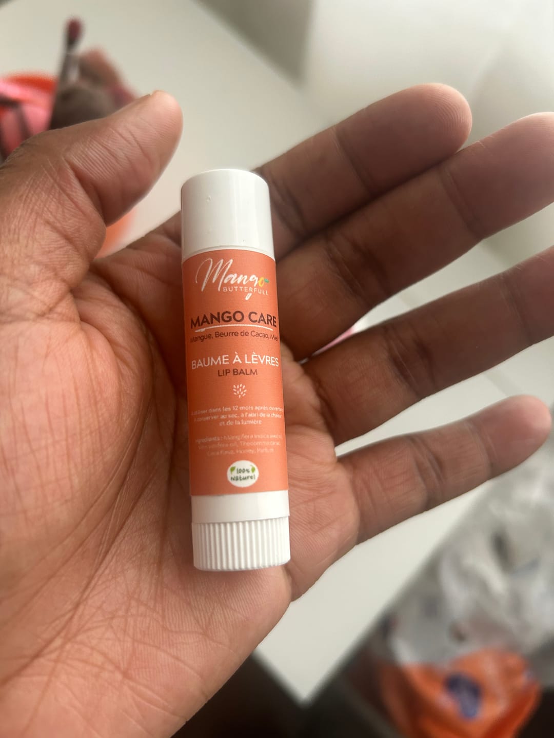 Customer photo review of Baume à lèvres