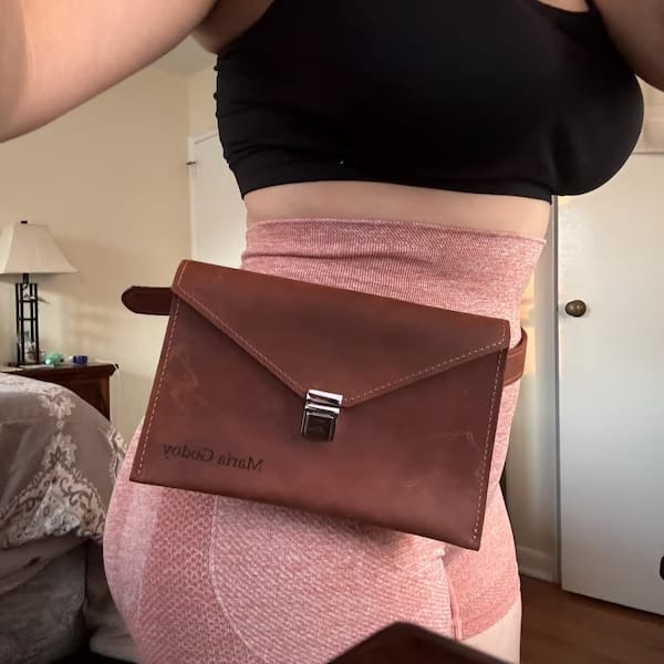 Customer photo review of Belt Wallet
