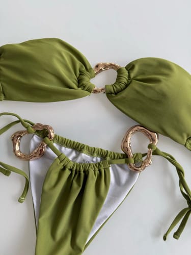 Customer photo review of Bandeau Bikini Femme