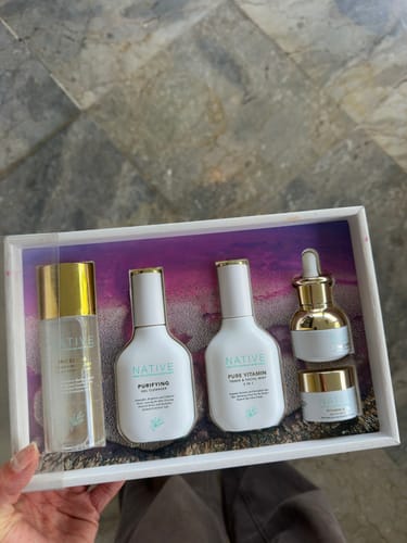 Customer photo review of Native Essential Set - 5 Essential Skincare