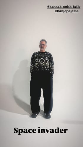 Customer photo review of Japanese Loose Wide-leg Pants