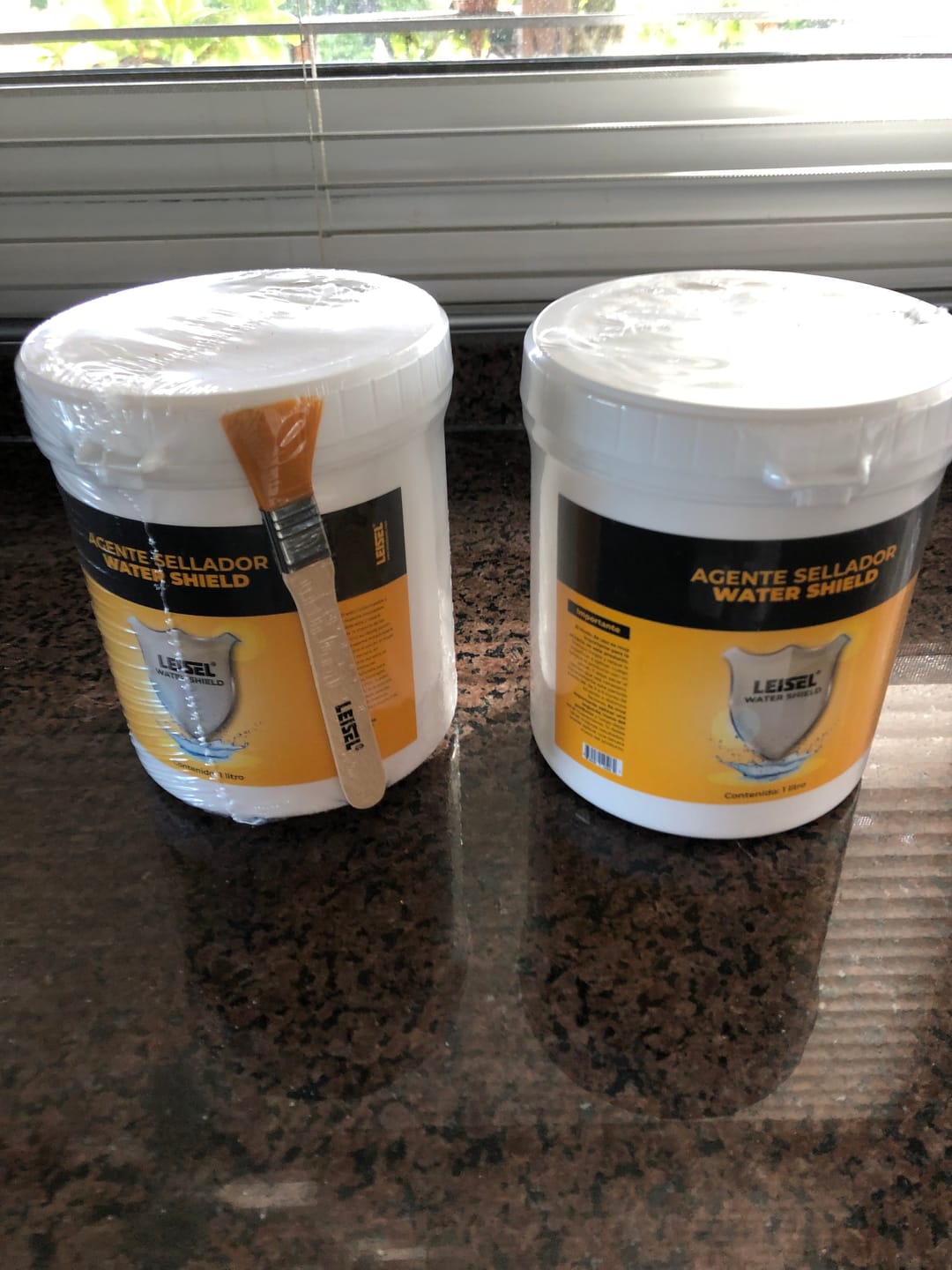 Customer photo review of Agente Sellador Water Shield Marca Leisel 1 Litro