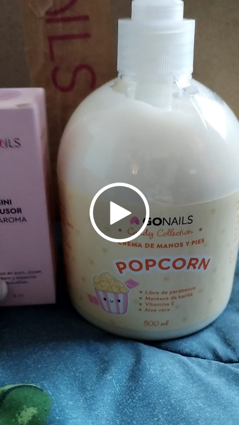 Customer video review of Crema de Manos y Pies  - Pop Corn