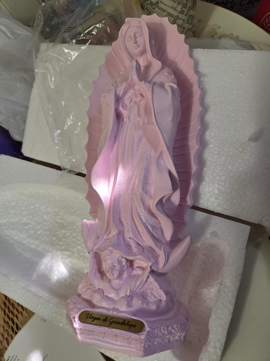 Customer photo review of Virgen Mary Statue
