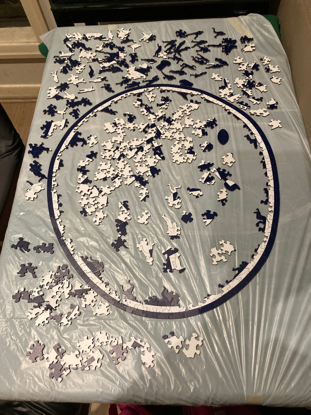 Customer photo review of Carlton FC Logo - Wooden Puzzle