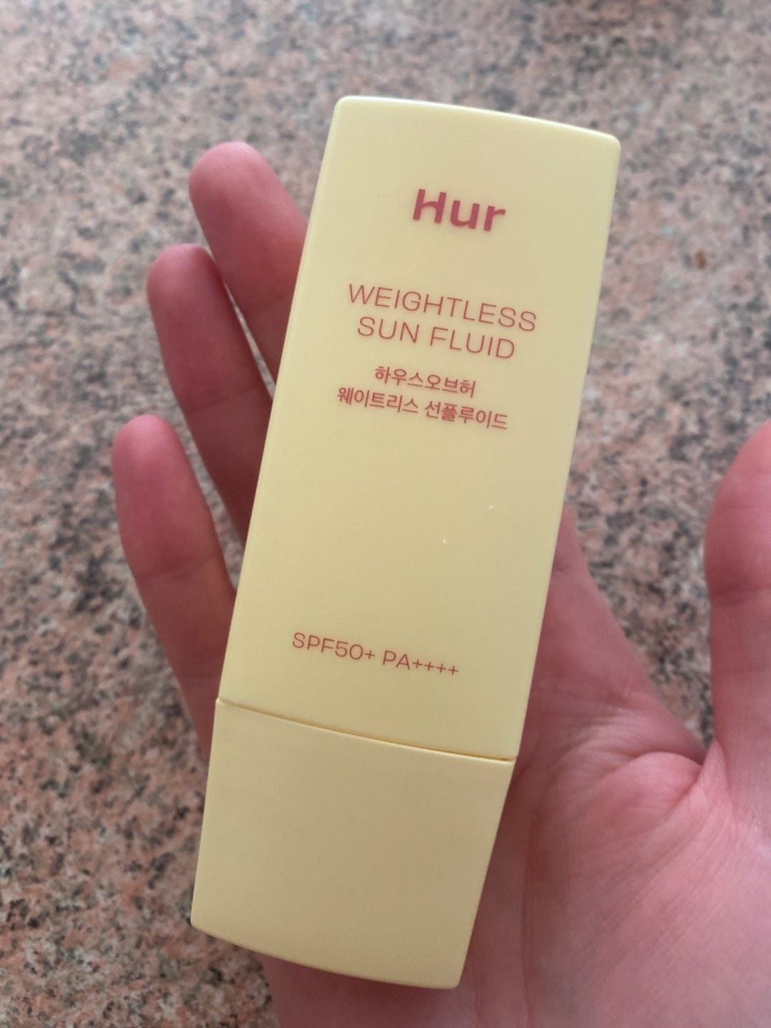 Customer photo review of Weightless Sun Fluid