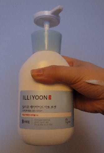 Customer photo review of ILLIYOON Ceramide Ato Lotion