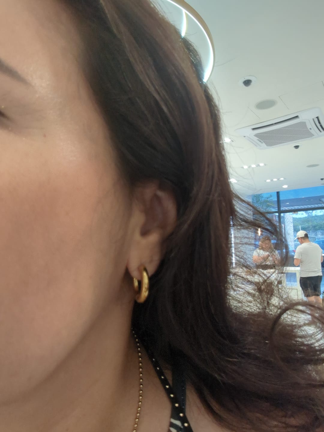 Customer photo review of Par Arracada Chica 20 mm