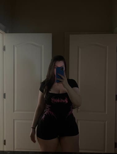 Customer photo review of Women's Void Tech™ Nocturne's Kiss Bodysuit [BLOSSOM PINK]