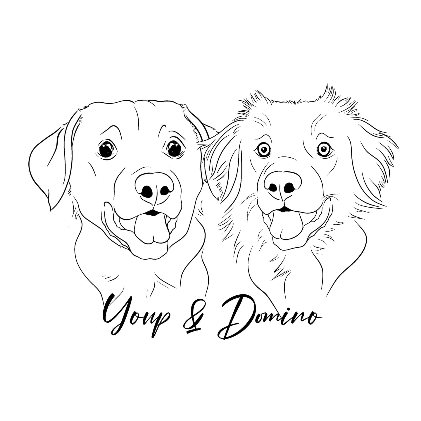 Customer photo review of LineArt-Zeichnung