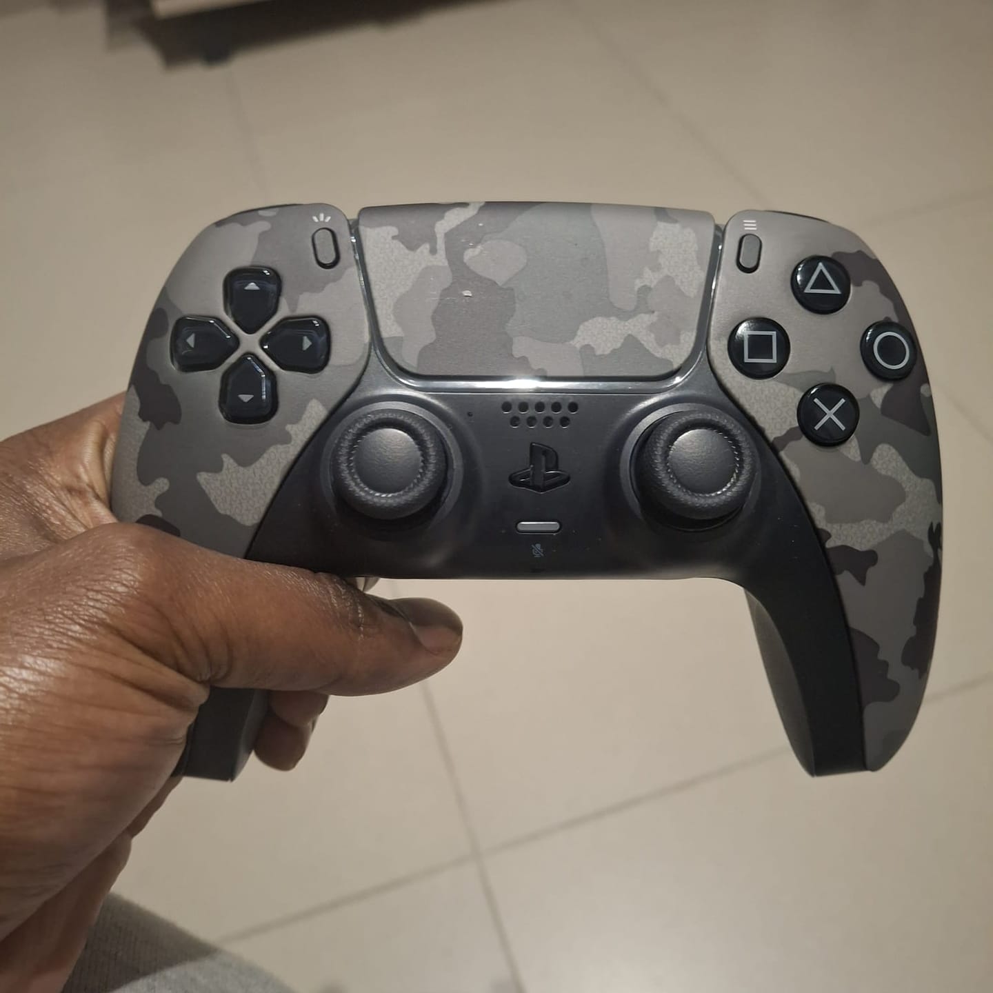 Customer photo review of PlayStation 5 (PS5) DualSense Wireless Controller - Grey Camouflage