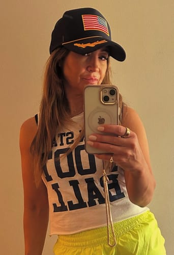 Customer photo review of Star Spangled Captain Trucker