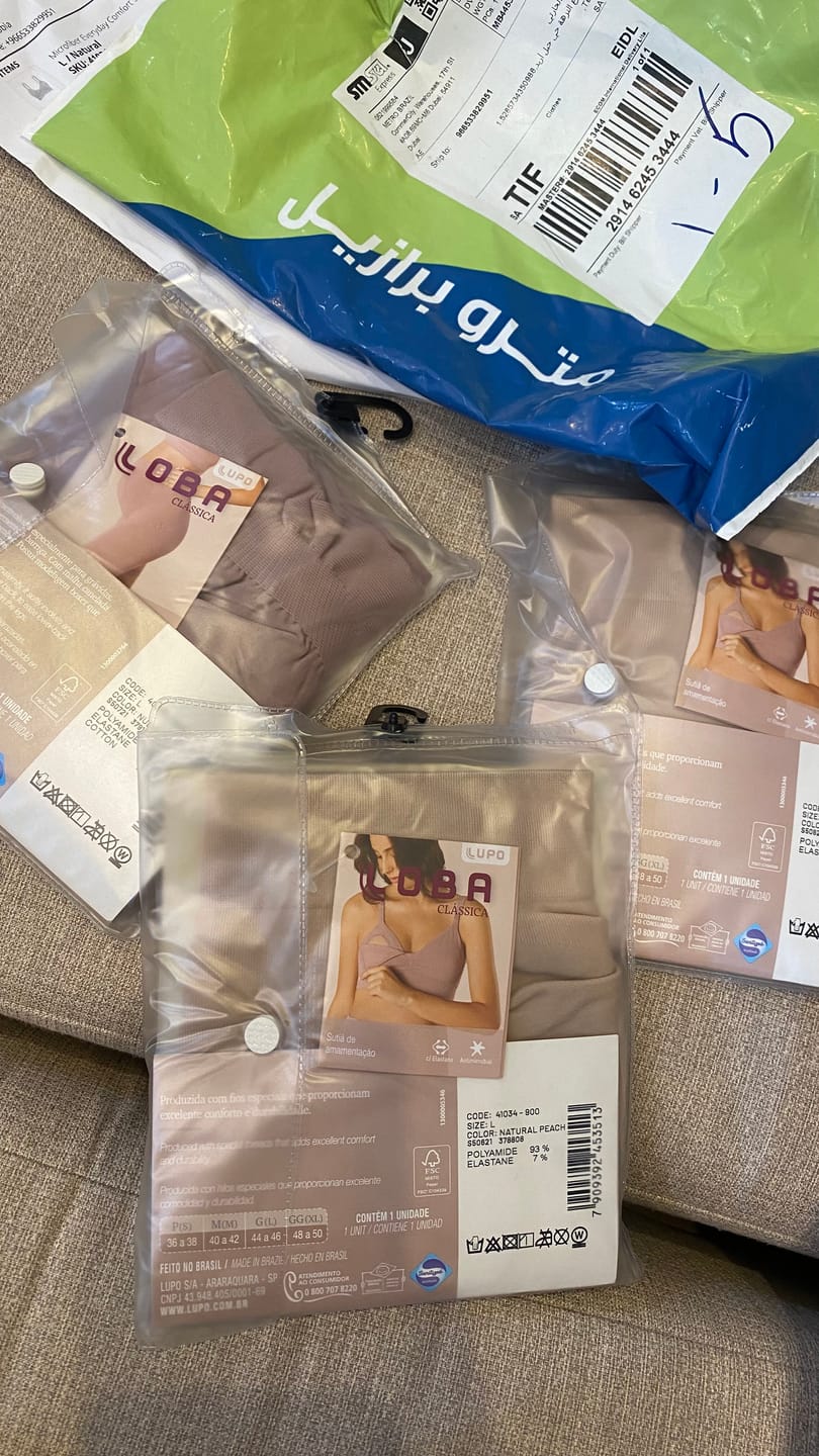 Customer photo review of Microfiber Everyday Comfort Support Pregnancy and Breastfeeding Bra