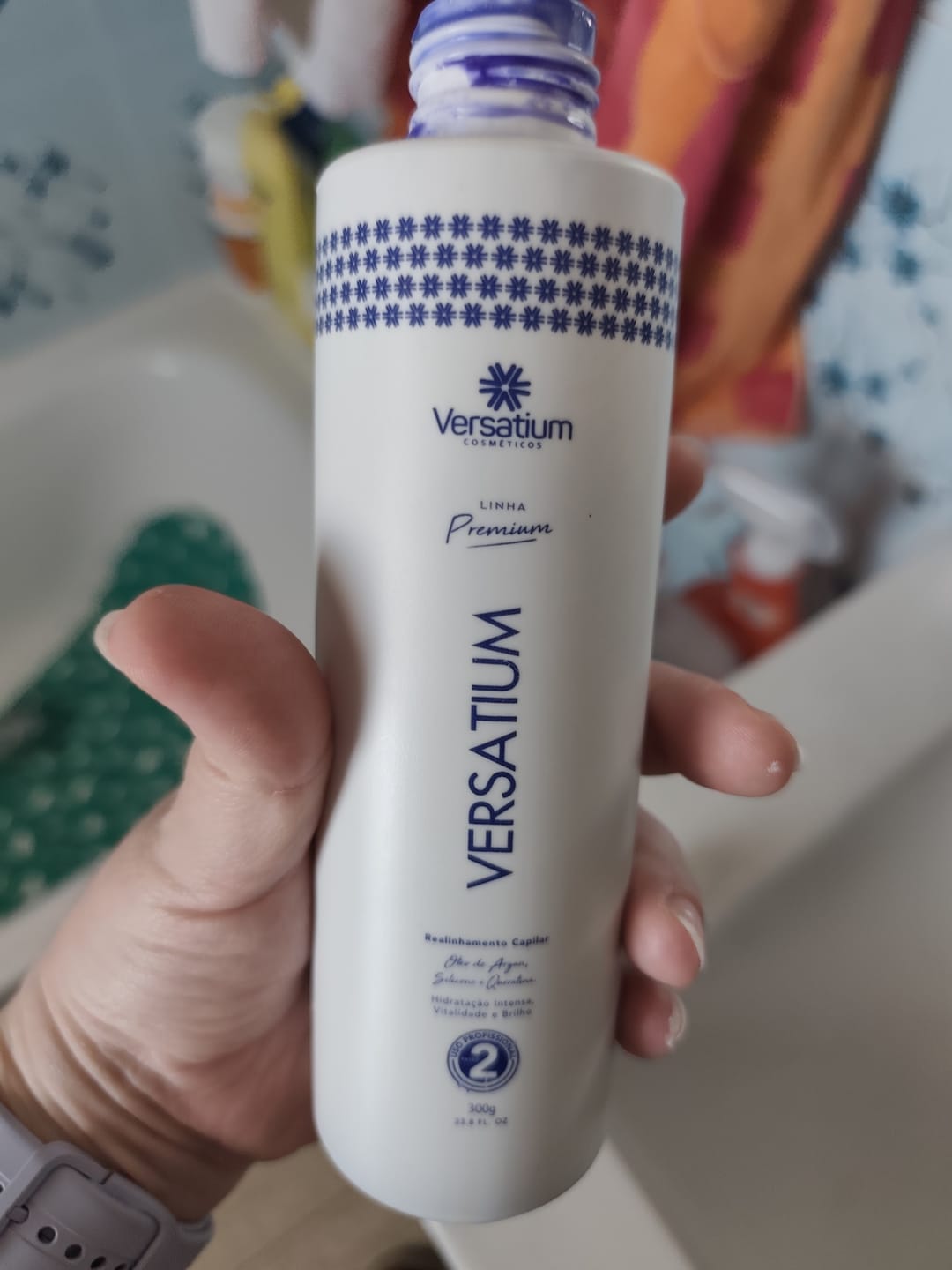Customer photo review of Versatium 300ml + Máscara de Tratamento Versatium