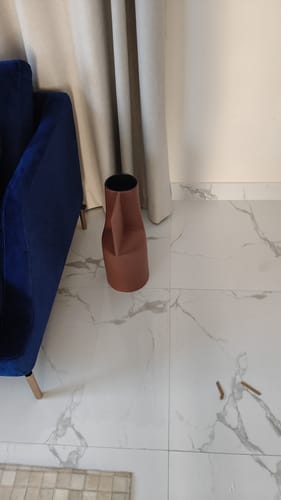 Customer photo review of Rustic Retreat Textured Clay Vase FCFW23006-Clay